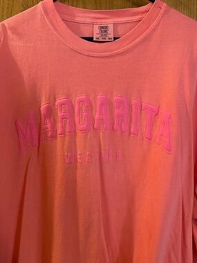 Comfort Colors Coral Pink 'Margarita' Short Sleeve Tee